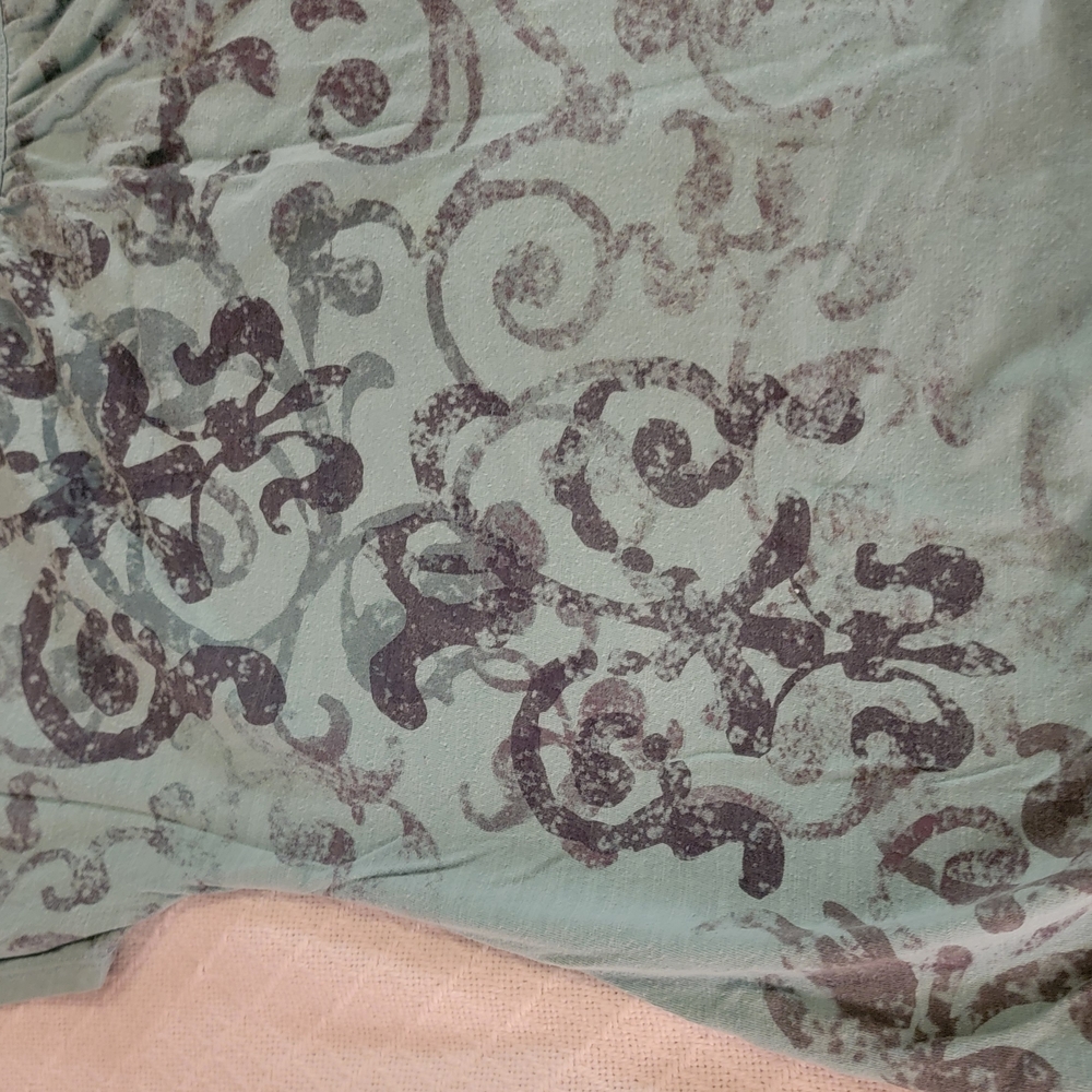 Sonoma Turquoise Blouse with Short Sleeves